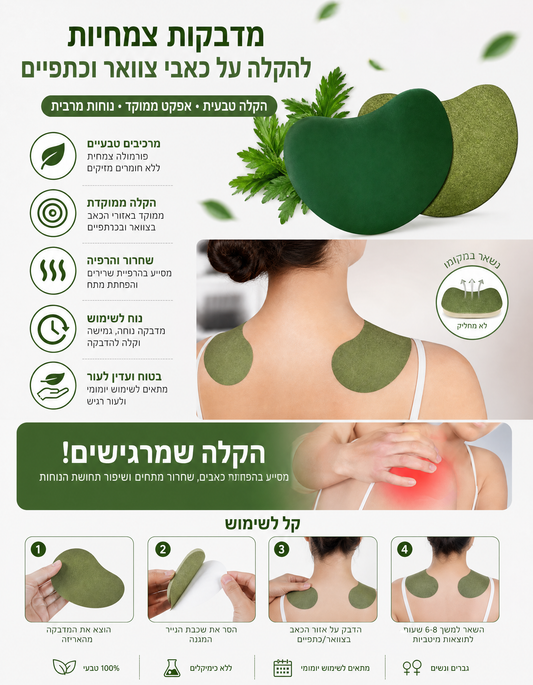 מדבקות טיפול 2 יח